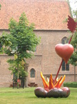 JT00964 Hart sculpture in monastry (now back of tourist information) in Elburg.jpg